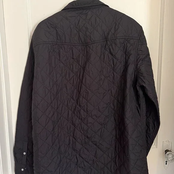 Criquet Quilted Shacket - Like New - Black - Men's Size L - Picture 4 of 5